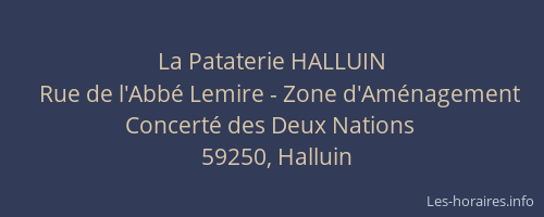 La Pataterie HALLUIN