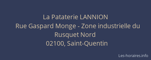 La Pataterie LANNION