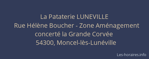 La Pataterie LUNEVILLE