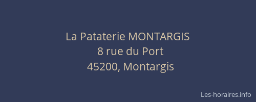 La Pataterie MONTARGIS