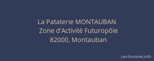 La Pataterie MONTAUBAN