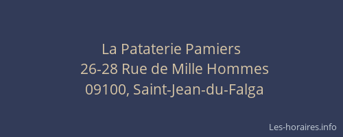 La Pataterie Pamiers