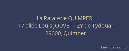 La Pataterie QUIMPER