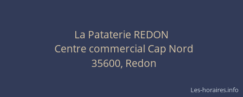La Pataterie REDON