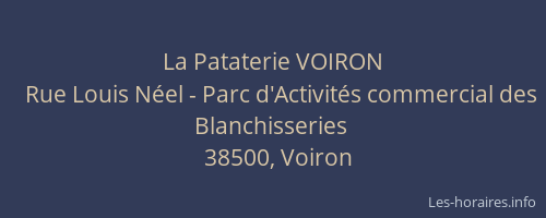 La Pataterie VOIRON