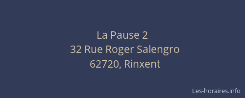 La Pause 2