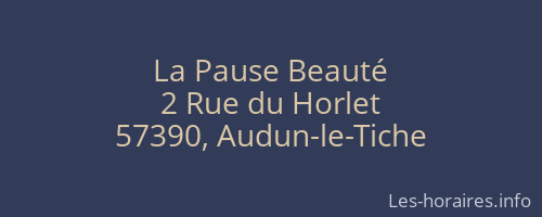 La Pause Beauté