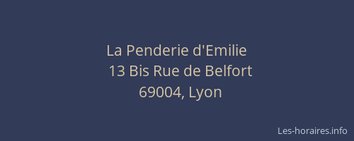 La Penderie d'Emilie