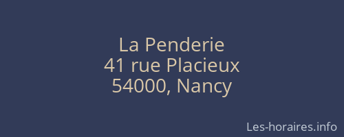 La Penderie