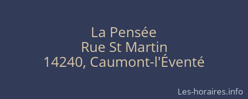La Pensée