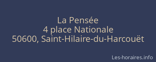 La Pensée