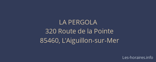 LA PERGOLA