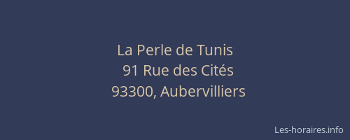 La Perle de Tunis