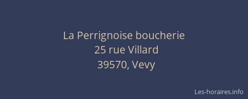 La Perrignoise boucherie