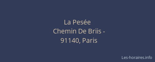 La Pesée