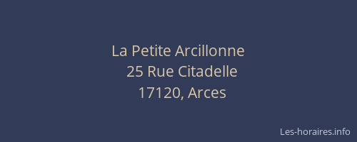 La Petite Arcillonne