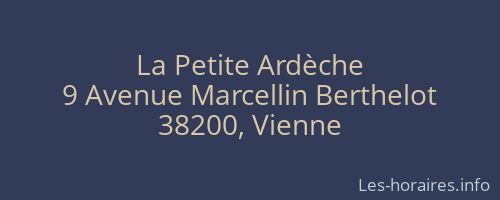 La Petite Ardèche