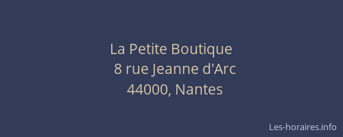 La Petite Boutique