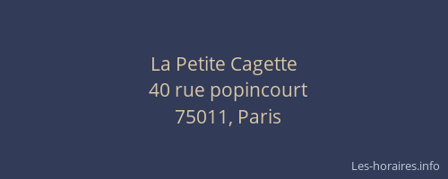 La Petite Cagette