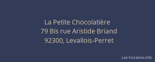 La Petite Chocolatière