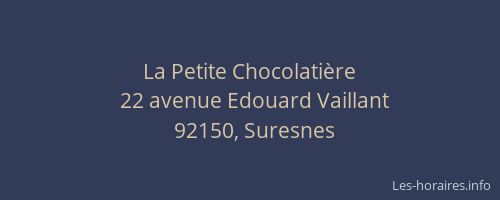 La Petite Chocolatière
