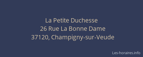 La Petite Duchesse
