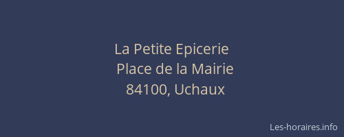 La Petite Epicerie