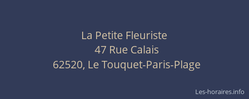 La Petite Fleuriste