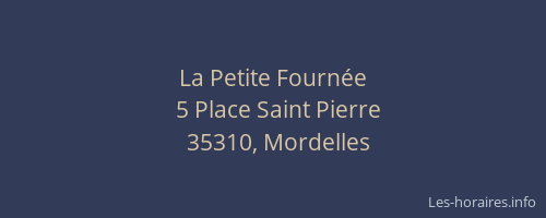 La Petite Fournée