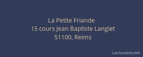La Petite Friande