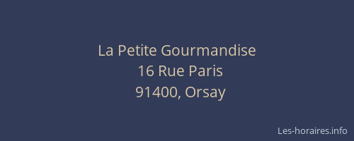 La Petite Gourmandise