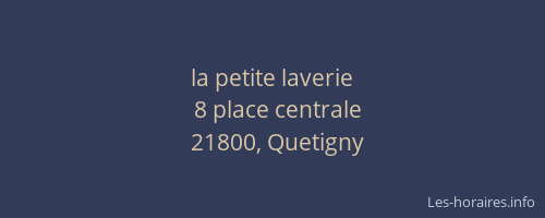 la petite laverie