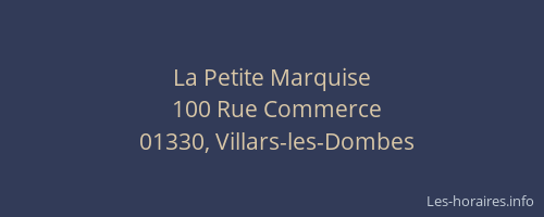 La Petite Marquise