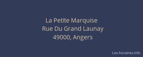 La Petite Marquise