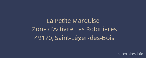 La Petite Marquise