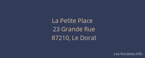 La Petite Place