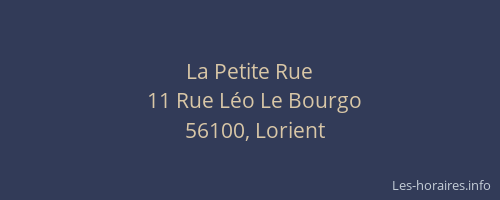 La Petite Rue