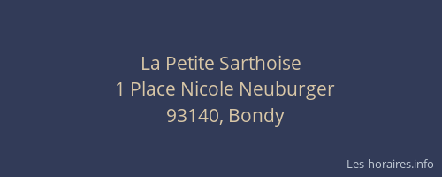 La Petite Sarthoise