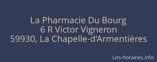 La Pharmacie Du Bourg
