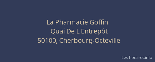 La Pharmacie Goffin