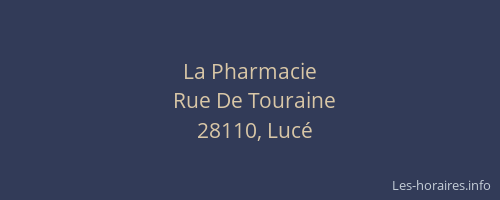 La Pharmacie