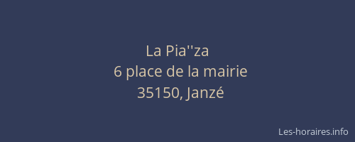 La Pia''za