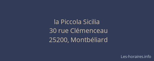 la Piccola Sicilia