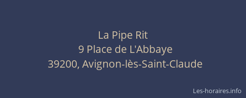 La Pipe Rit