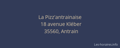 La Pizz'antrainaise