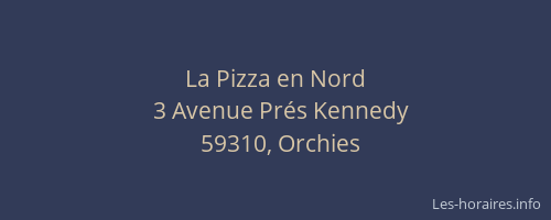 La Pizza en Nord