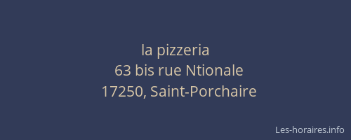 la pizzeria