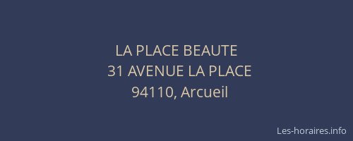 LA PLACE BEAUTE