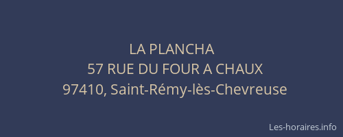 LA PLANCHA