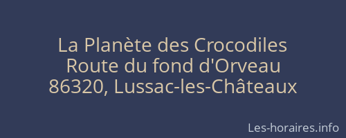 La Planète des Crocodiles